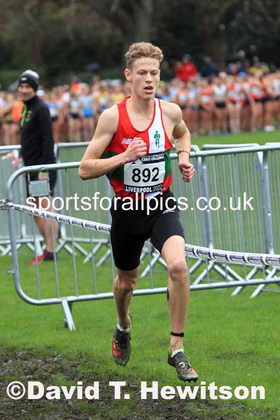 Junior Men, 2022 British Athletics Cross Challenge, Sefton Park, Liverpool.  Photo: David T. Hewitson/Sports for All Pics